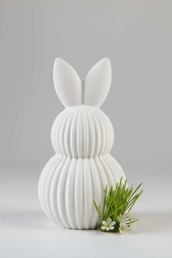 Deko-Hase „Lines & Love“ – Moderner Rillen-Look