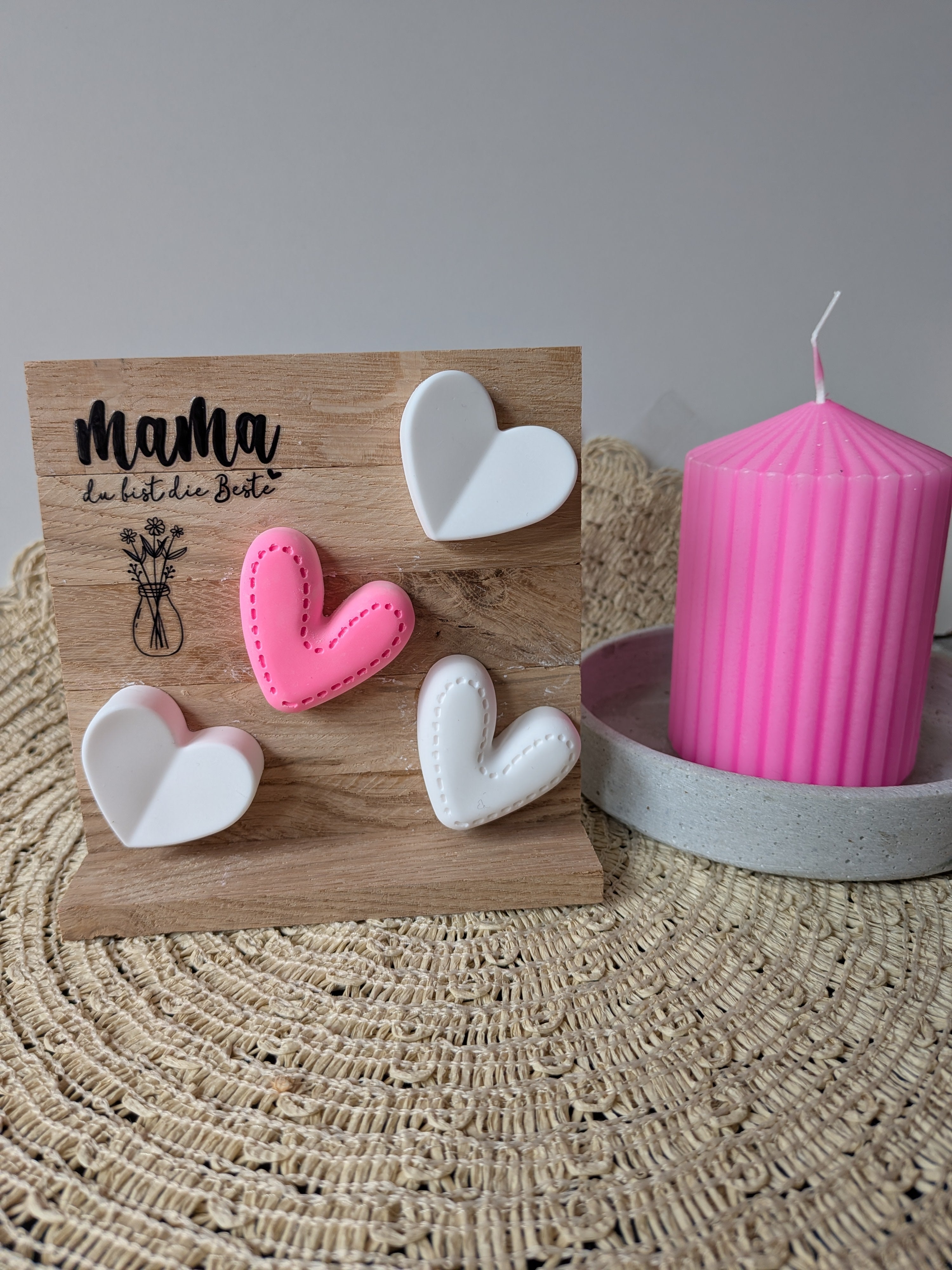 Keraflott-Holzaufsteller „Mama, du bist die Beste“
