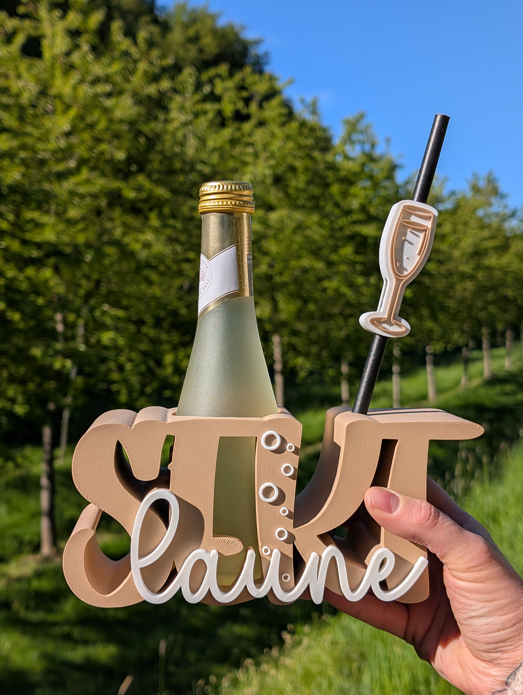 „Sektlaune“ Flaschenhalter – Das Must-Have für den perfekten Sekt-Moment