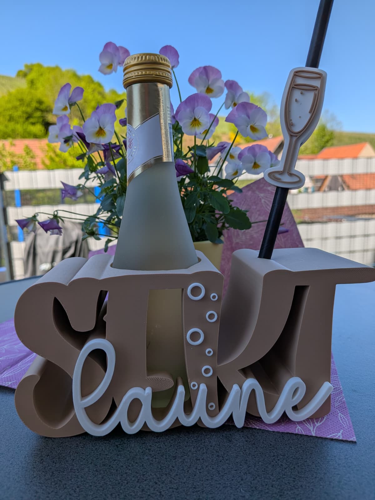 „Sektlaune“ Flaschenhalter – Das Must-Have für den perfekten Sekt-Moment